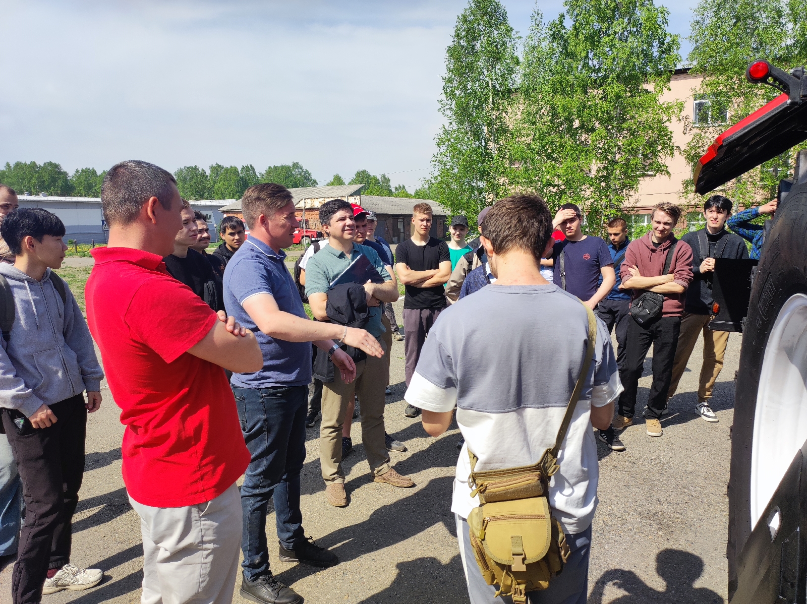 Занятие в рамках технологической практики фото